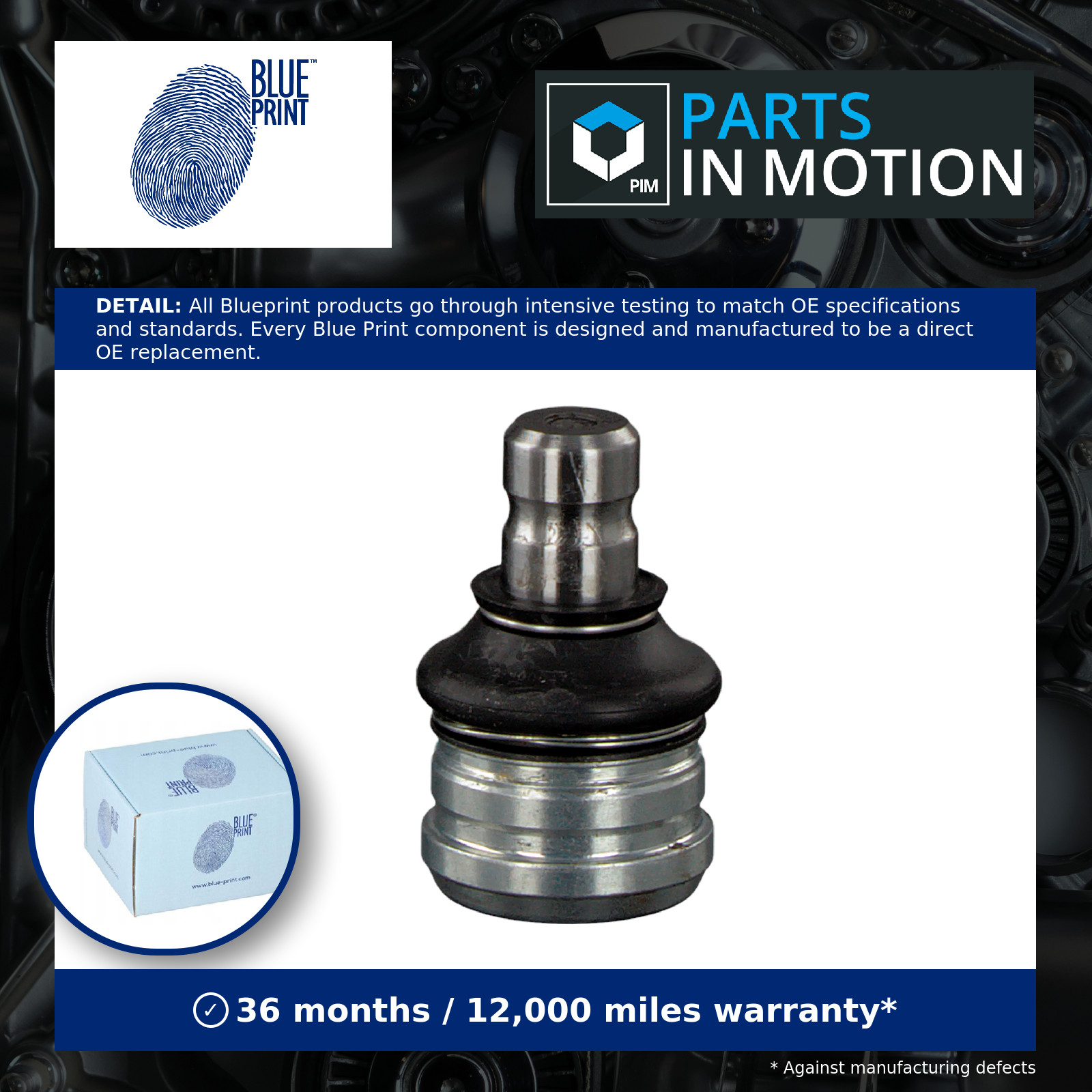 Blueprint ADA108644 Ball Joint Front Right Left Lower Fits Dodge Caliber Jeep - Image 10