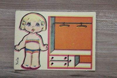 1973 ''Baby Modas'' Vintage Paper Doll Set   Fiesta (Spain) - NELA