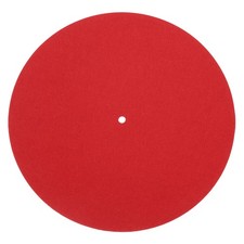 Record Player Mat, 12 Inch Turntable Mat 3mm Felt Turntable Pad, Red