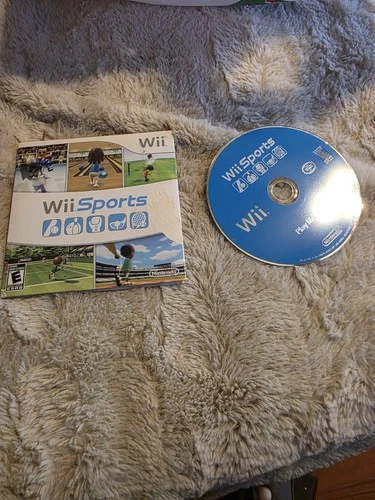 Nintendo Wii Sports 2006 Cardboard Sleeve Manual CIB Tested Working Free Ship