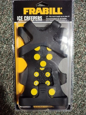 Frabill Ice Creepers Men's LG (up to Size 10) New Factory Sealed - Image 1 of 4