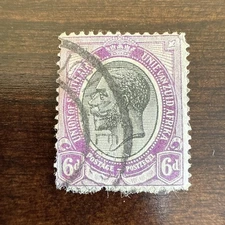 BRITISH UNION OF SOUTH AFRICA REPUBLIC  STAMP USED