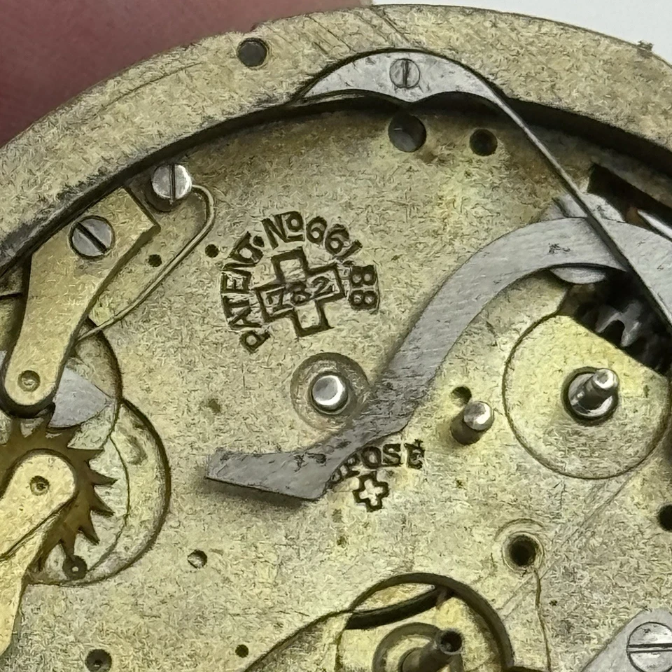 Reloj De Bolsillo Lemania Alfred Lugrin Con Repetidor De Minutos Patente 782 - Imagen 4 de 4