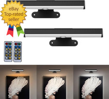 2PACK Picture Lights LED Battery Operated Wall Light for Paintings Wireless Dimm