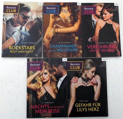 5 x  ''BACCARA''   CLUB  -  Romane    / Taschenroman