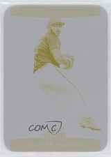 2025 Leaf Metal Printing Plate Yellow 1/1 Carter Holton #33 uk5