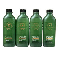 Bath Body Works EUCALYPTUS SPEARMINT Massage Oil Aromatherapy 4oz 4-PACK