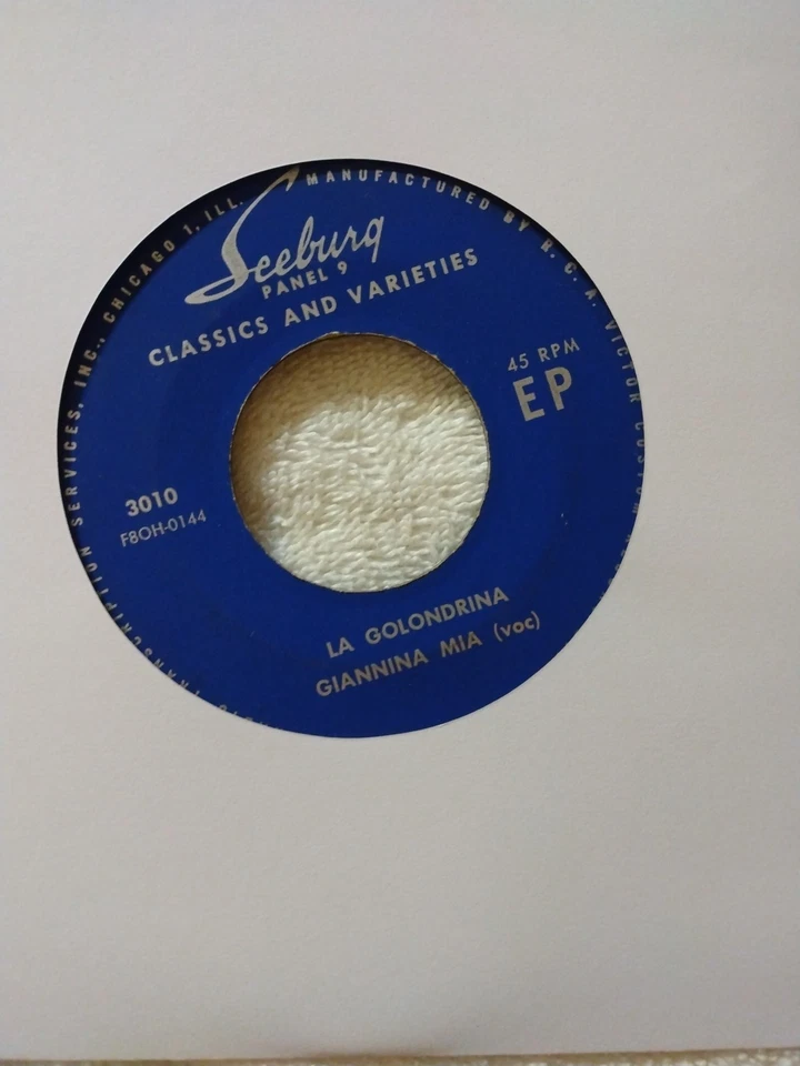 SEEBURG BACKGROUND MUSIC LIBRARY 45 RPM Lot Of 5 Classics And Varieties  - Image 2 of 4