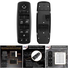 Master Power Window Switch 8 13 Pins 2011-2016 Dodge Journey Replacement