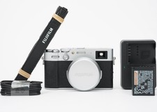 FUJIFILM X100VI APS-C Compact Digital Camera (Silver) 40.2MP, 6000 Shutter Count