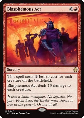 Blasphemous Act - TMC 0047 NM - MTG Magic