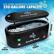 Nuevo gran Arctic Frost Portable Ice Bath bañera de inmersión en frío