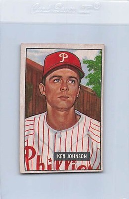 1951 Bowman #293 Ken Johnson Phillies EX *DA-E1872