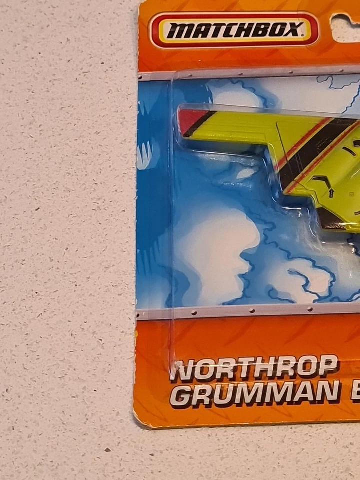 Avión de juguete Matchbox Sky Busters (2010) Northrop Grumman B-2 verde camuflaje como nuevo en caja Foto 3 de 4