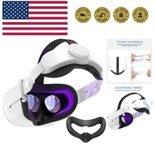 Head Strap  Silicone Face Cover Pad Compatible with Oculus/Meta Quest 2 Acce...