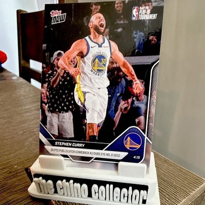 Topps 2025-26 Topps Now Stephen Curry #260 Warriors SoFi Play-In Tournament