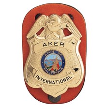 Aker Leather A590-TP Federal Badge Holder