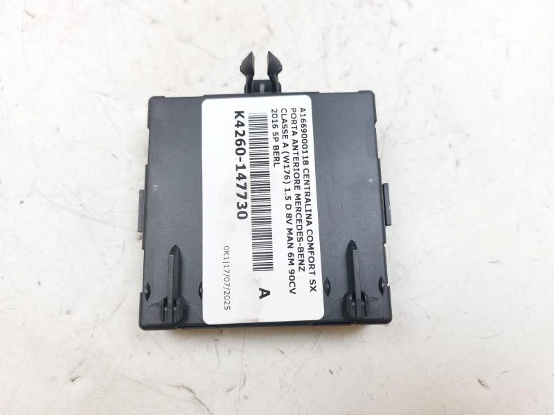 A1669000118 CENTRALINA COMFORT SX PORTA ANTERIORE MERCEDES-BENZ CLASSE A (W176)  - Immagine 2 di 2