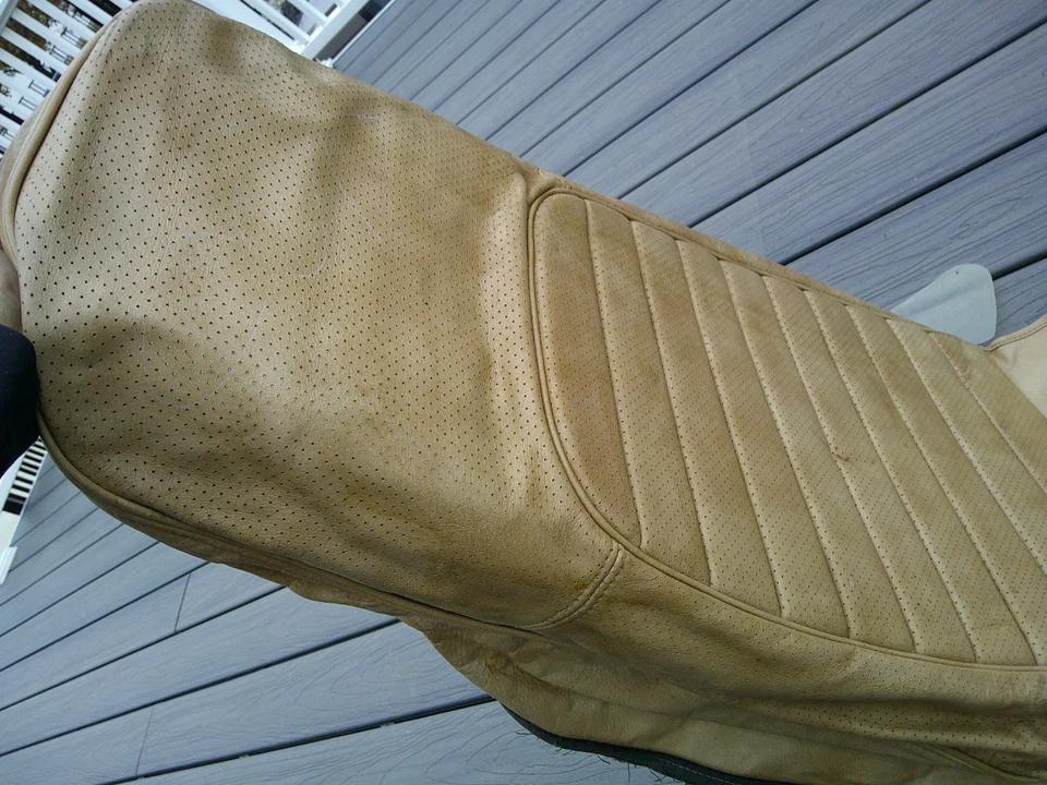 Nuevo de Lote Original 1970-1972 AMC Javelin/AMX Cuero Original Fábrica Cubierta de Asiento Pieles Foto 4 de 4