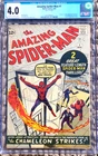 AMAZING SPIDER-MAN #1 CGC 4.0 OW/WHT PAGES 1963 KEY STRONG EYE APPEAL