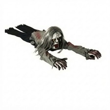 Crawling Ghost Decoration Scary Animated Halloween Prop Large for Haunted Houses