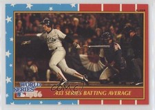 1987 Fleer Factory Set World Series Glossy Marty Barrett #6 0h1