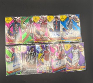 2024 25 Topps Finest UCC 10er 6x Numbered 4x Auto LOT