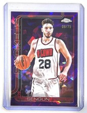 2025-26 Topps Chrome Sapphire Edition #98 Alperen Sengun Purple Sapphire #/75