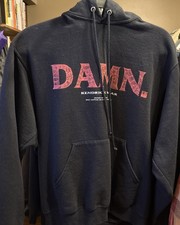 Kendrick Lamar Damn Tour 2017 TDE Hoodie Sweatshirt Men's Size Medium Black