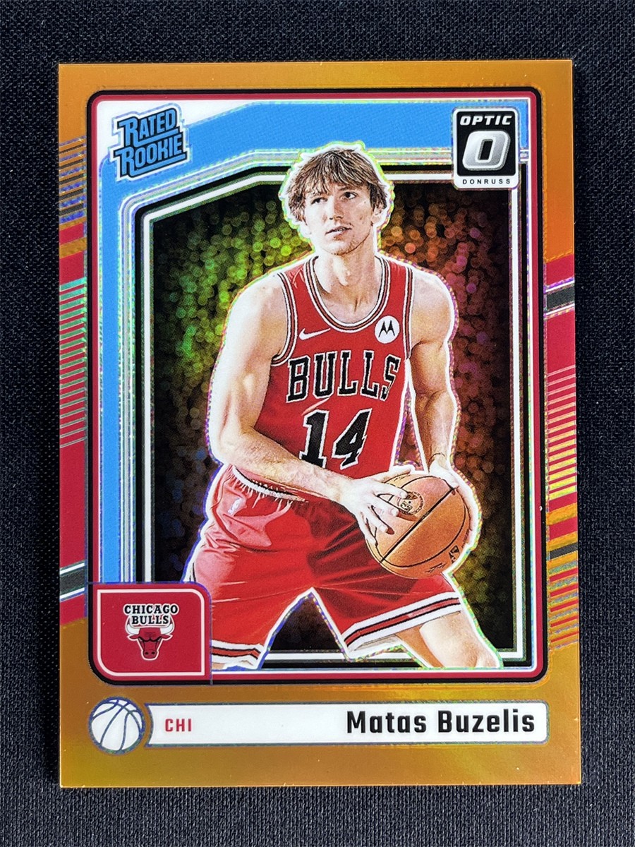 2024-25 Panini Donruss Optic Matas Buzelis #271 Orange Rated Rookie RC /175