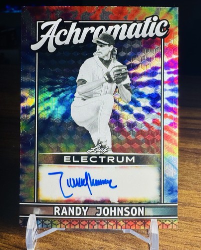 Leaf Electrum Baseball Achromatic Randy Johnson Auto 1/1 Mariners