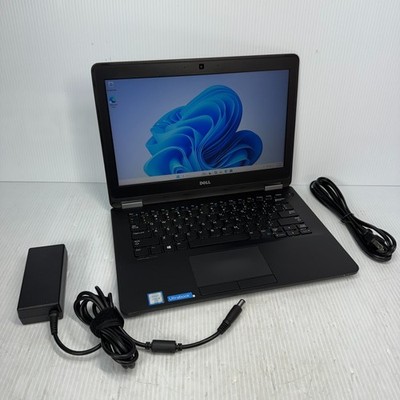 Dell Latitude E7270 i5-6300U 12.5'' Windows 11 Pro Laptop 256GB SSD 16GB *WEAR*