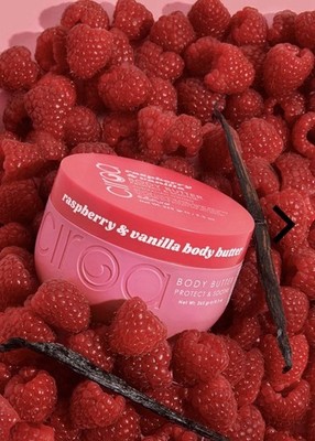 CIROA ~RASPBERRY & VANILLA Body Butter ~ Protect & Smooth 15.8 oz NEW