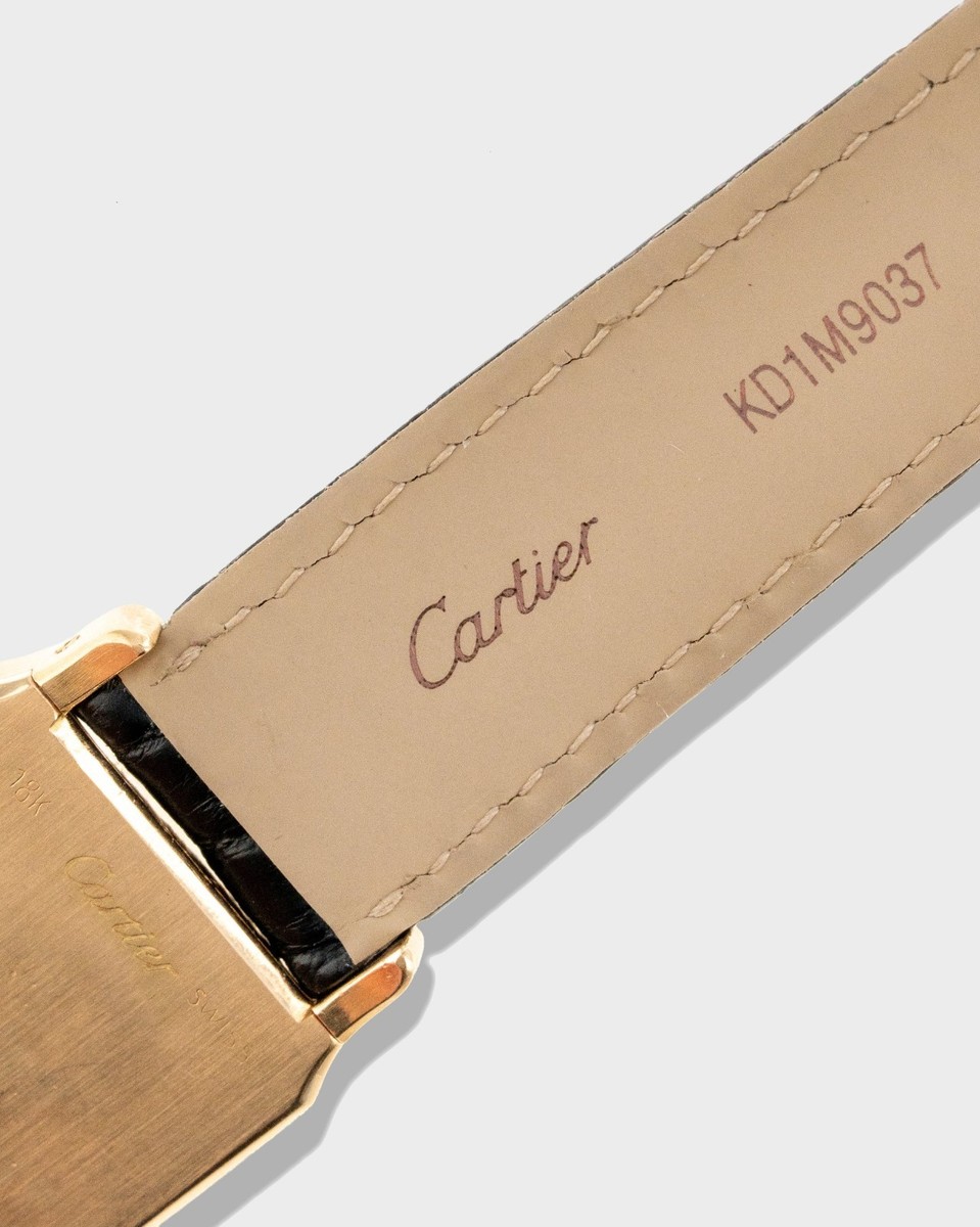 1980's Vintage Yellow Gold Cartier Santos Dumont Ref. 78097