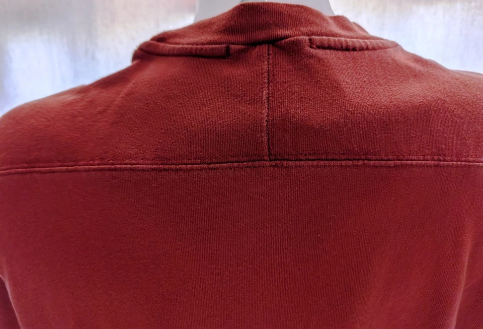 Dockers Cotton Long Sleeve Tee Sweatshirt Size L | Nautical Emblem Red - Image 4 of 4