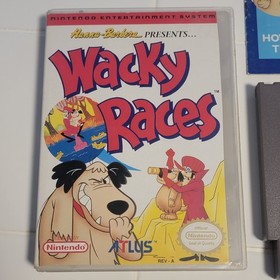 Wacky Races (NES, 1992) Rental Box, Manual, & Game Only Authentic NO REG CARD