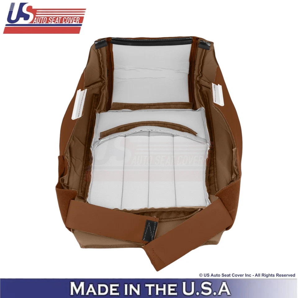 Cubiertas de asiento delanteras perforadas de cuero sintético para Chevy Traverse 2015-2017 Foto 3 de 4