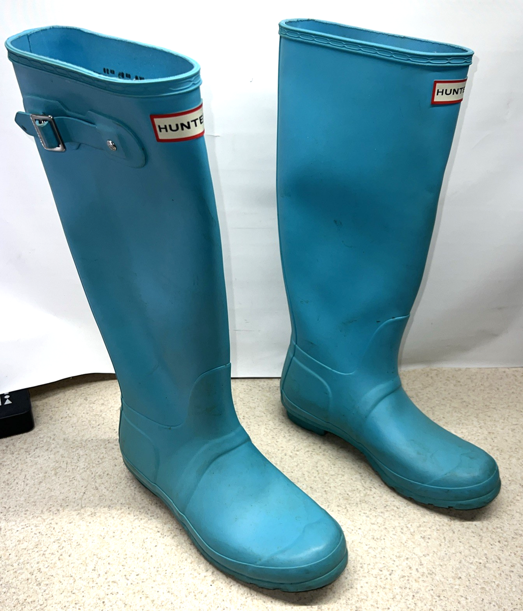 hunter rain boots 8 men blue Men main image 4