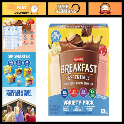 Complete Nutritional Drink Mix - Rich Chocolate, Vanilla & Strawberry - 60 Ct