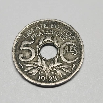 5 centimes Lindauer 1923 Poissy ( 244 @ 2025 ) - Photo 1/3