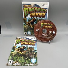 Top Shot Dinosaur Hunter (Nintendo Wii, 2010) Complete W/ Manual CIB Tested
