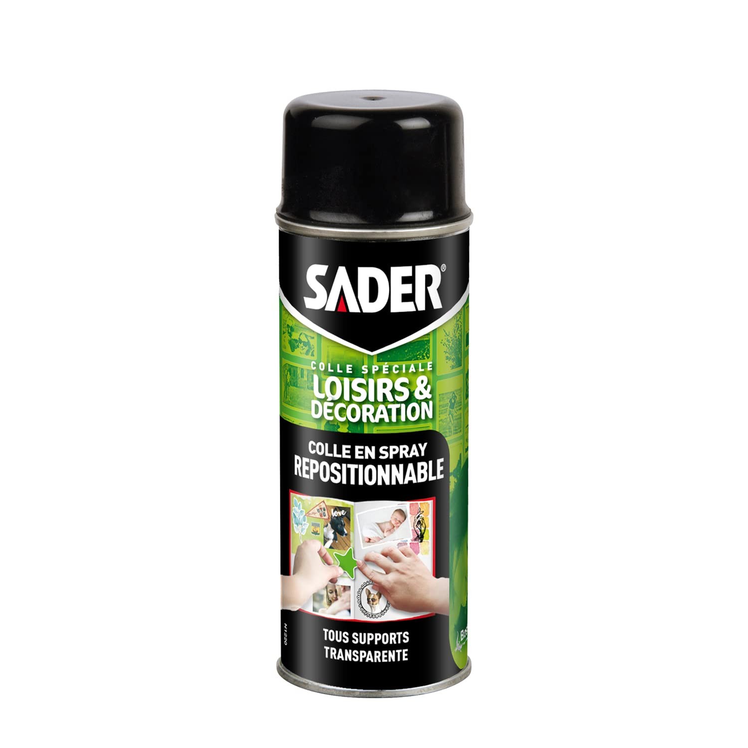 Colle en spray Sader pour ateliers décoration et scrapbooking