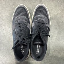 Cole Haan Grand Series Men's Black Gray Comfort Sneakers Lace Up Perforated