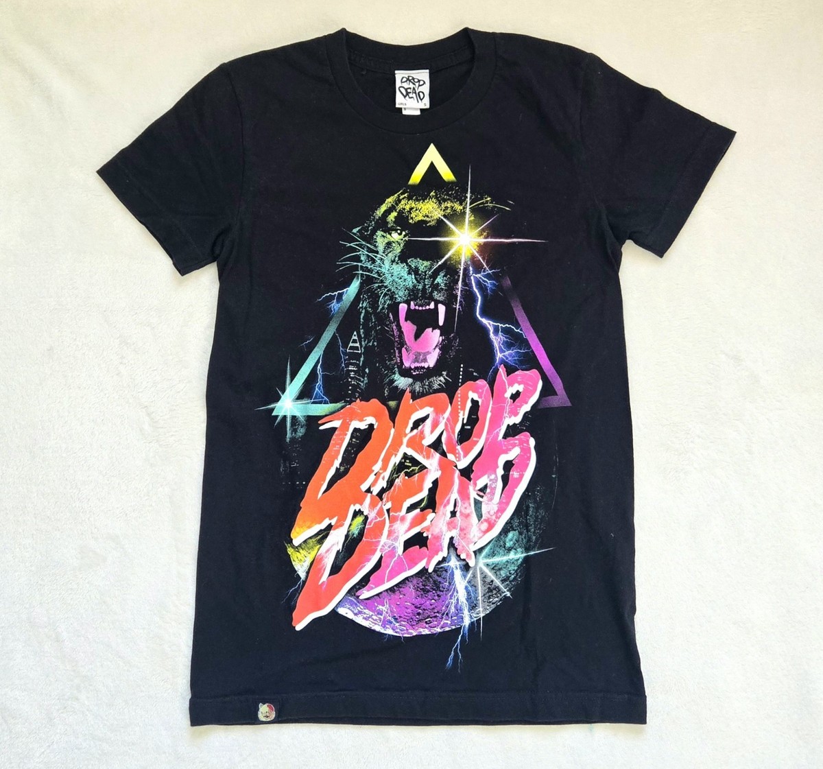 Drop Dead Panther Shirt Black Vintage Emo Scene T-Shirt Oli Sykes