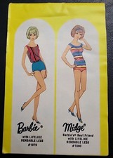 Vintage Barbie Midge Fashion Booklet Francie Ken Allan Tutti Skipper Skooter