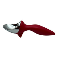 Tovolo Tilt Up Ice Cream Scoop Red Dishwasher-Safe Zinc Alloy Large NWOT