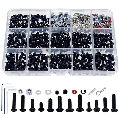 520pcs Universal RC Screw Kit Screws Assortment Set for Traxxas Arrma Redcat... 