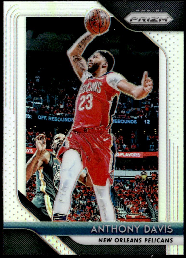 2018-19 Panini Prizm #177 Anthony Davis Prizms Silver E1