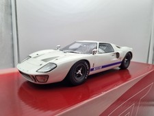 1/18 Ford GT40 Mk1 White/Blue GT Spirit GT131 *Very Rare*