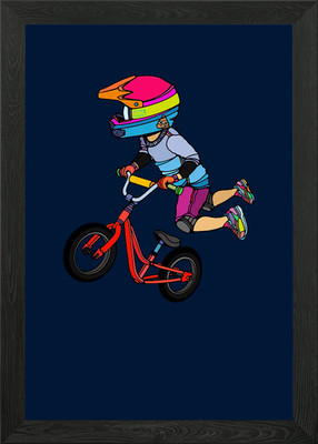 Got balance Framed Wall Art Poster Canvas Print Picture